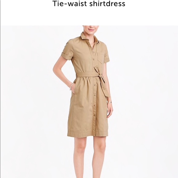 J Crew Factory Tie Waist Dress - Picture 3 of 6